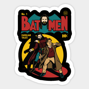 Batmen Comic Sticker